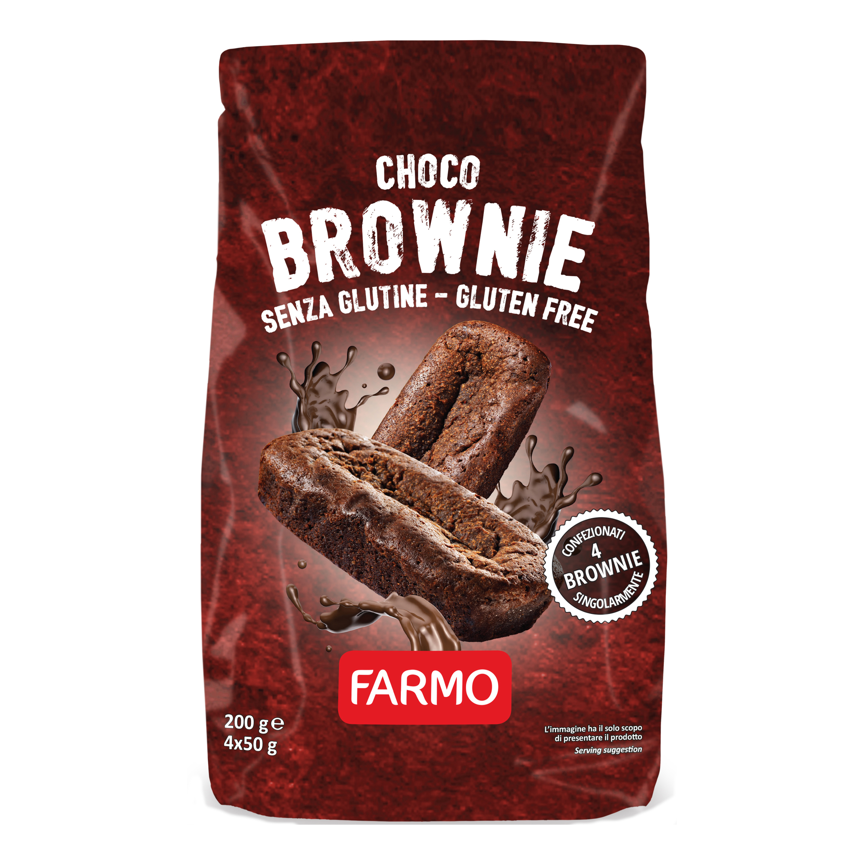 Farmo Choco Brownie Senza Glutine - 200 G - Immagine 3