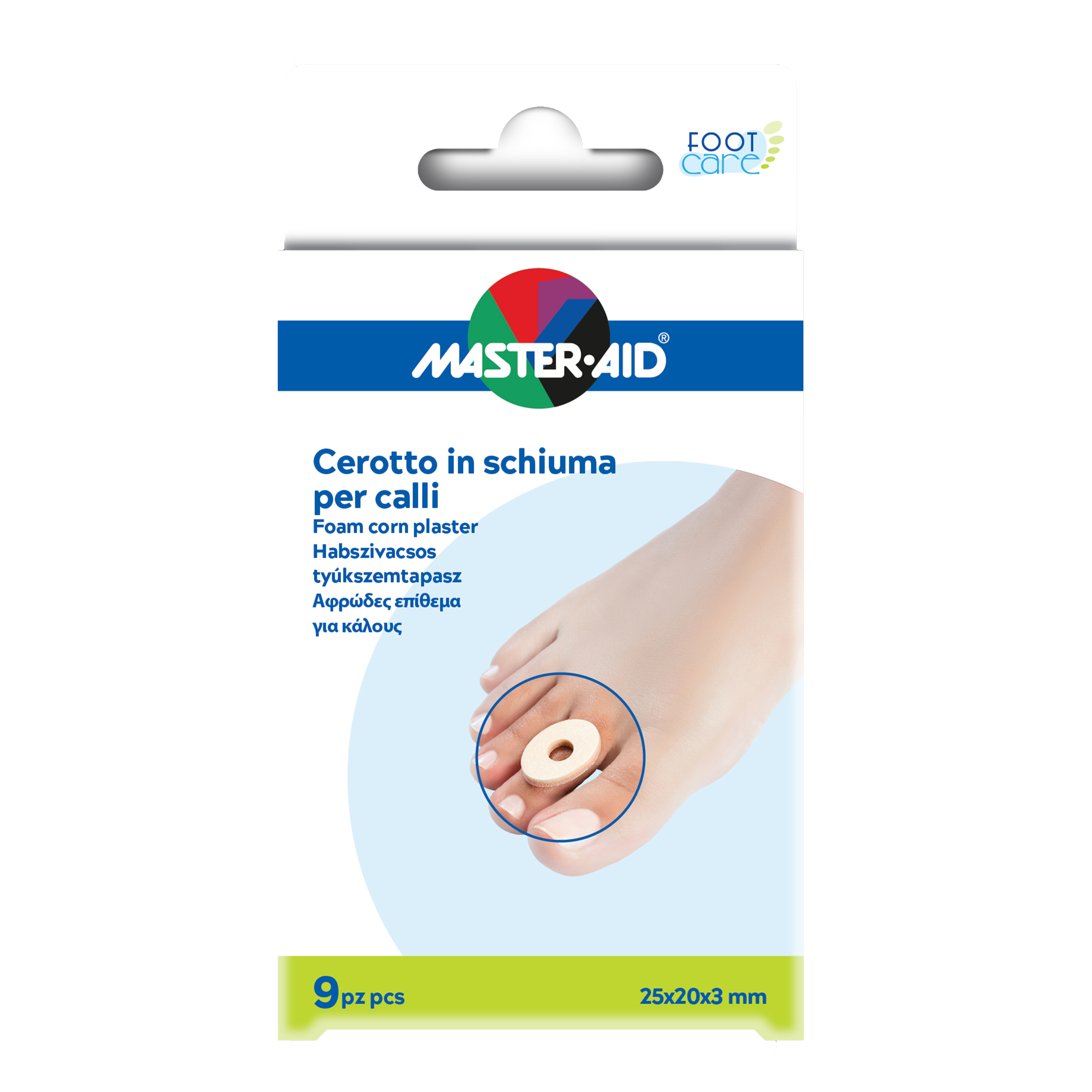 Master Aid Footcare - 9 Cerotti In Schiuma Per I Calli - Immagine 7