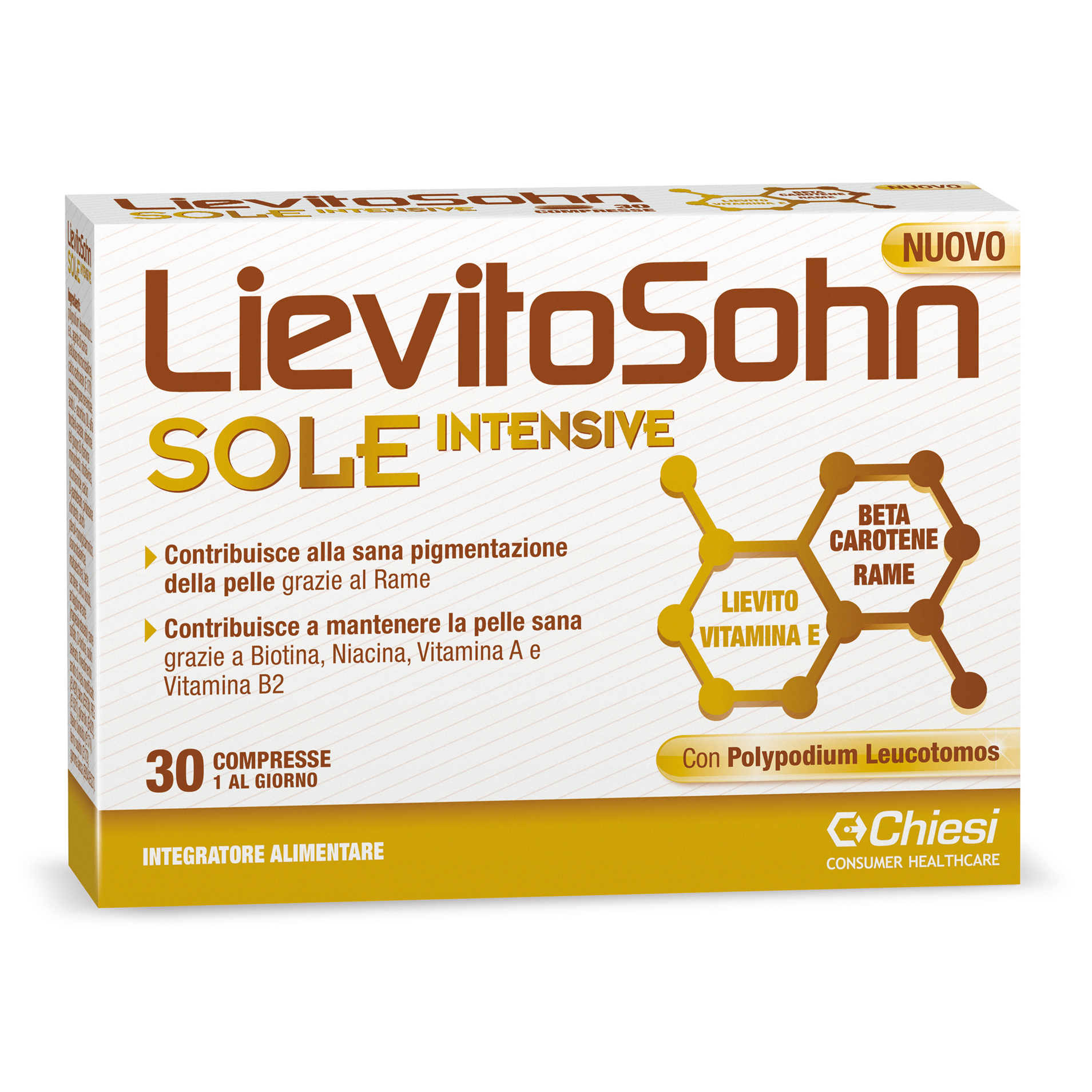 Lievitosohn Sole Intensive 30 Compresse - Integratore Per L'Esposizione Solare - Immagine 7