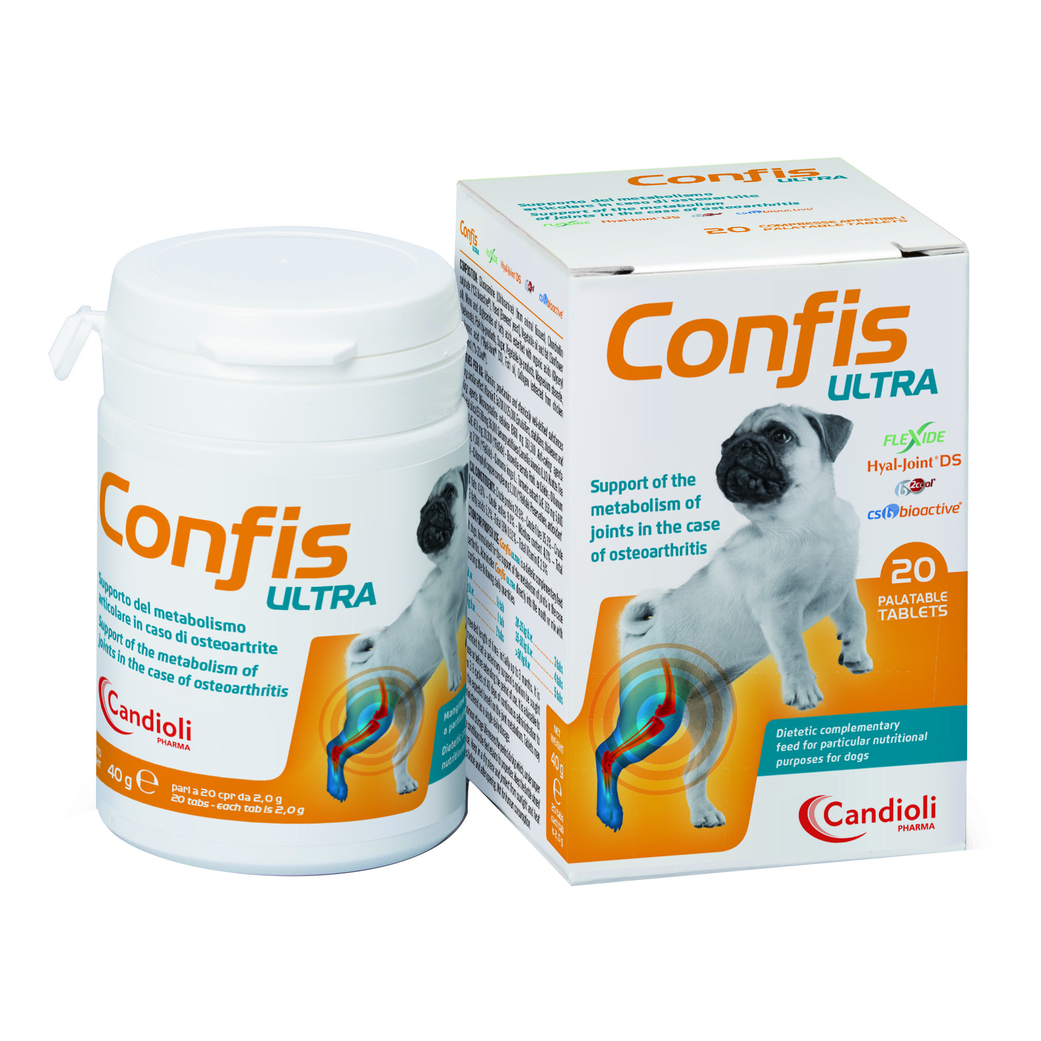CANDIOLI Confis Ultra 20 compresse - mangime complementare per cani - Immagine 6
