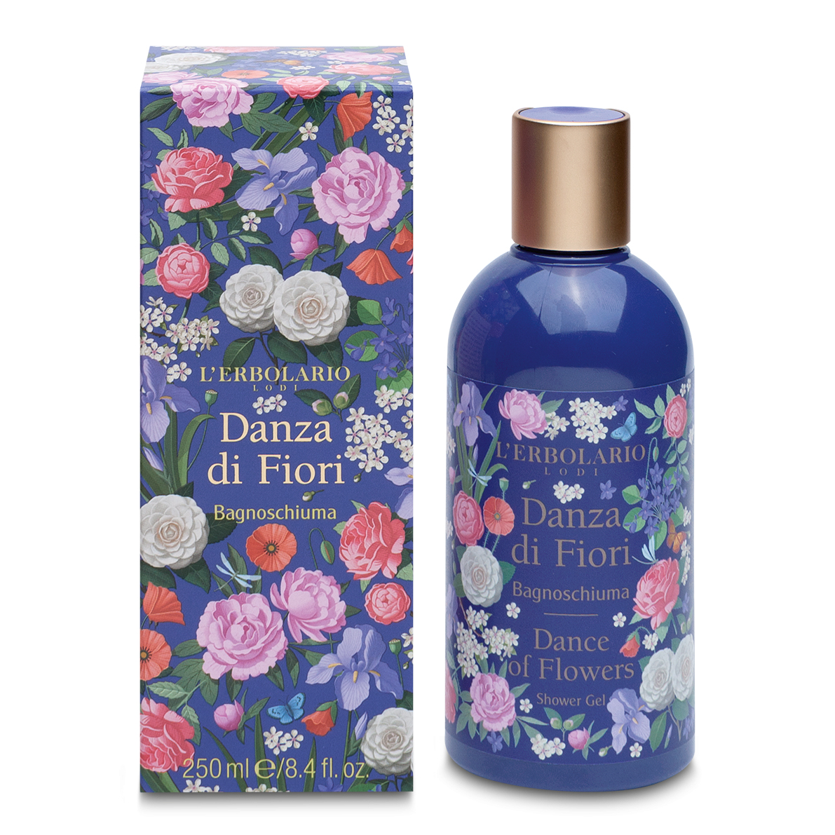 L ERBOLARIO Danza di Fiori - Bagnoschiuma tonificante e rinfrescante 250 ml - Immagine 5