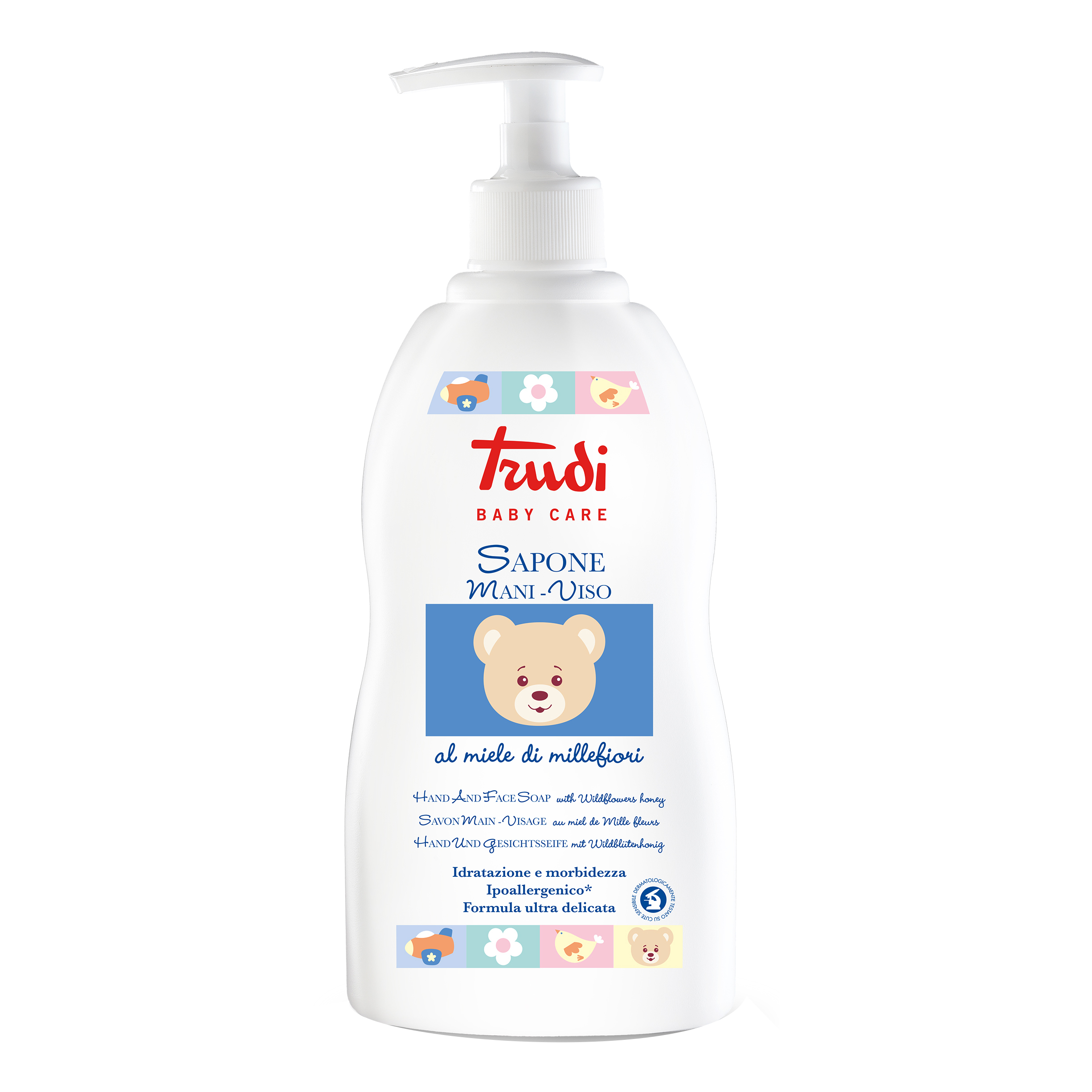 TRUDI Baby Care - Sapone Mani Viso al miele di millefiori 500 ml - Immagine 4