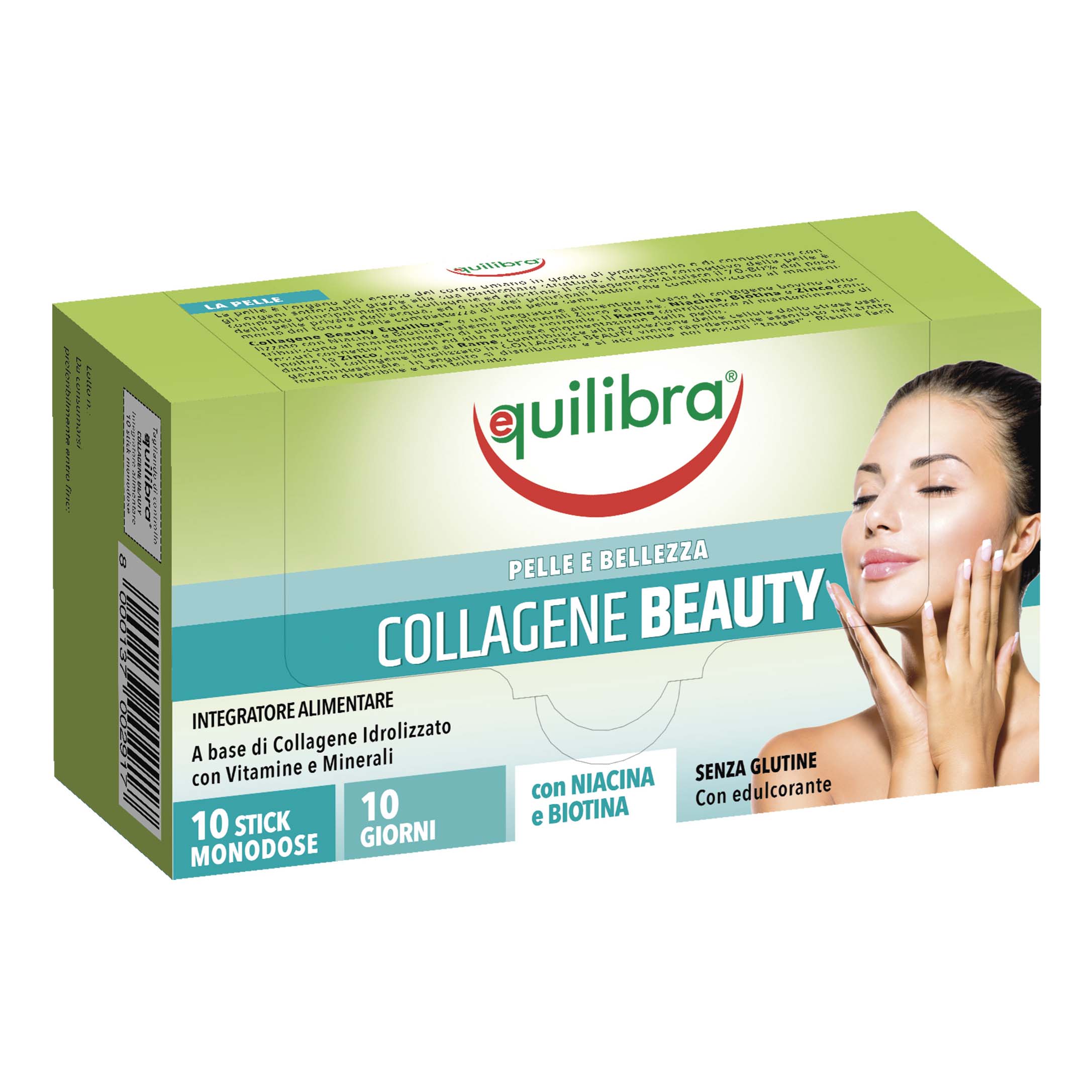 Equilibra Collagene Beauty Integratore Benessere Della Pelle 10 Stick Pack - Immagine 2