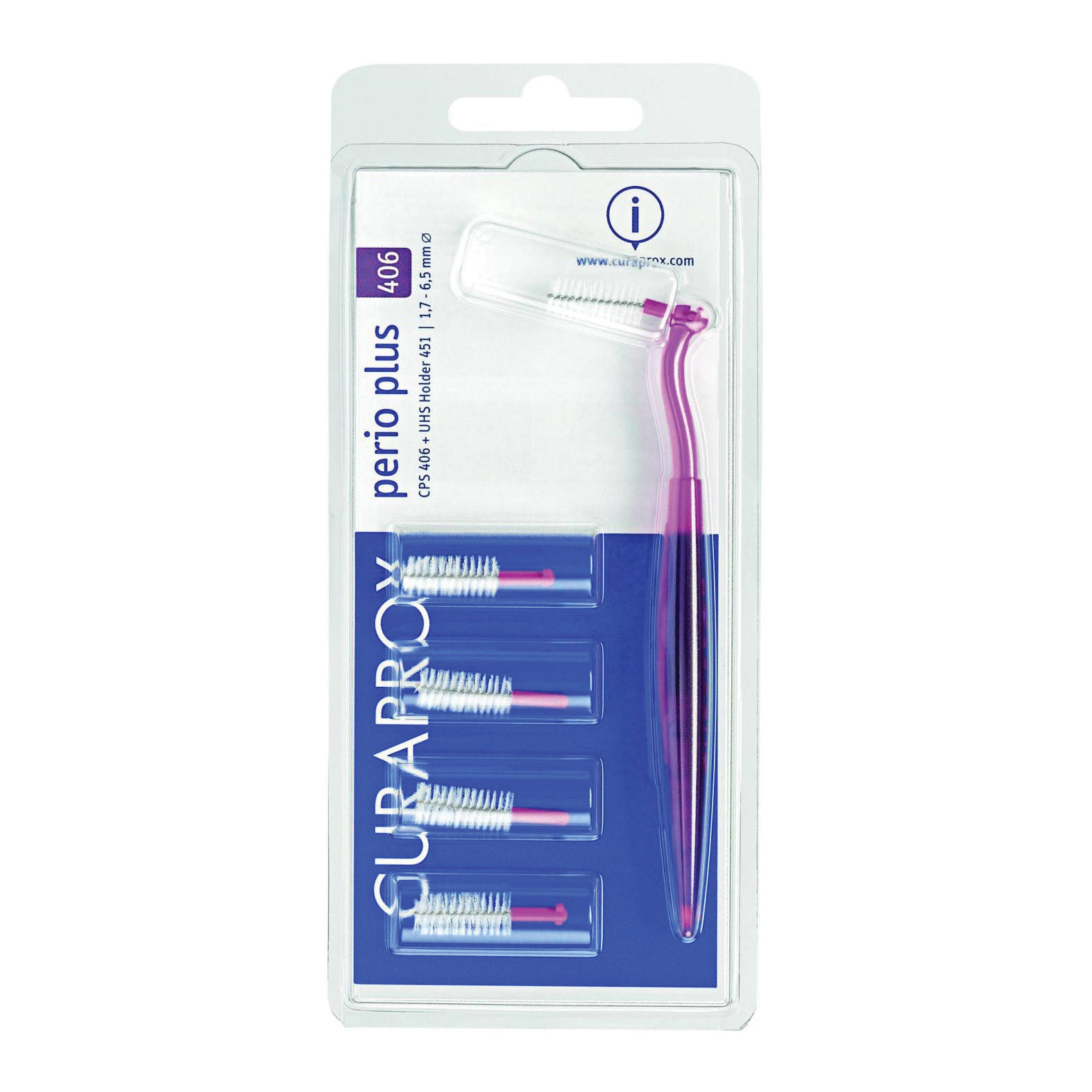 Curaprox Scovolini Cps 406 Perio Plus Con Manico, 5 Pezzi - Immagine 7