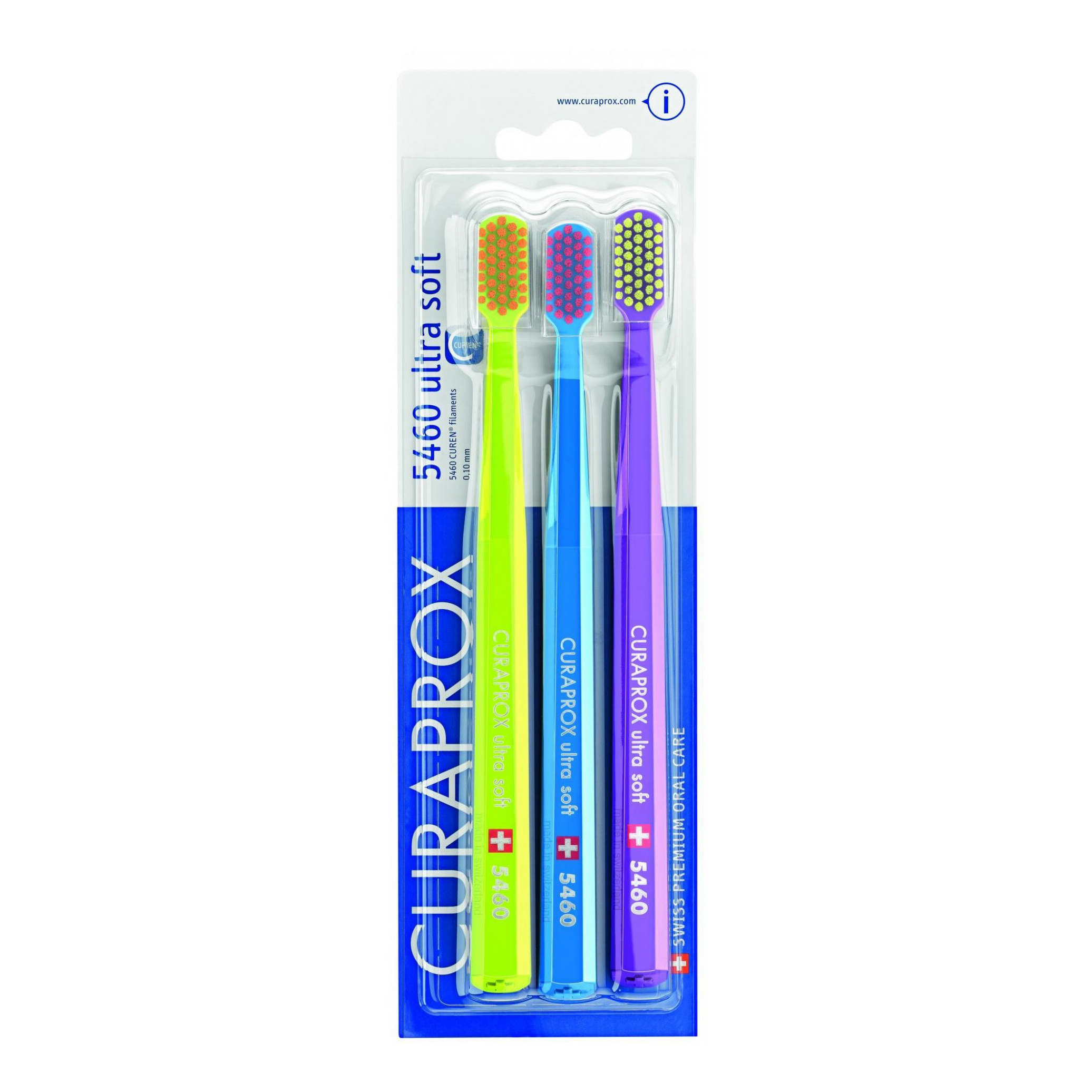 Curaprox CS 5460 Spazzolino Ultra Soft con 5460 Filamenti CUREN per Gengive Sensibili 3 Pezzi - Curaprox - Immagine 7