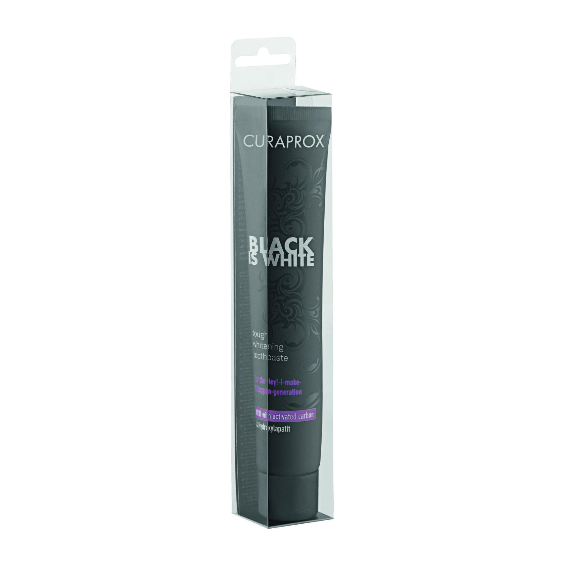Curaprox Carbone Black Is White Dentifricio Sbiancante Al 10 Ml - Immagine 4