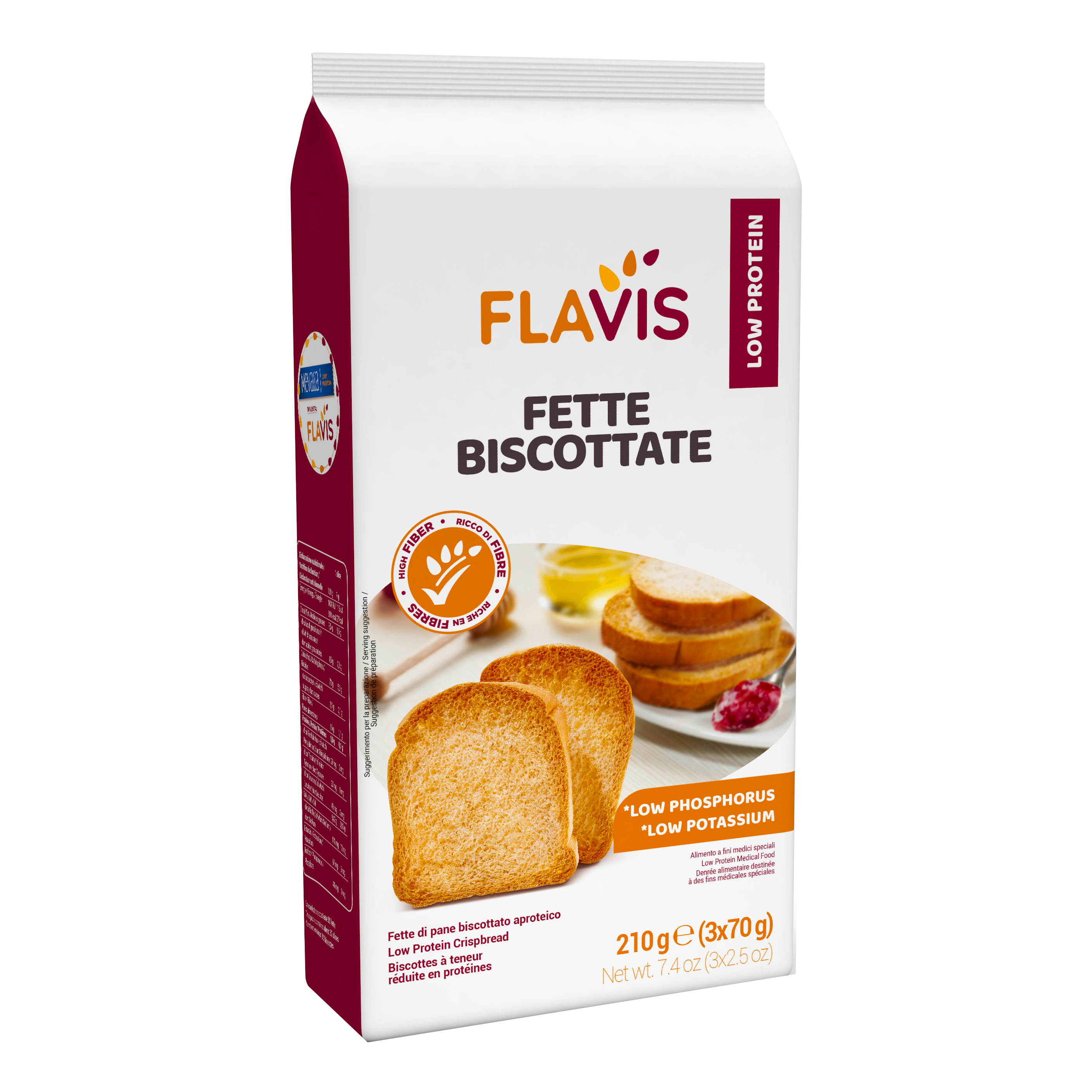 FLAVIS Fette Biscottate aproteiche 300 G - Immagine 7