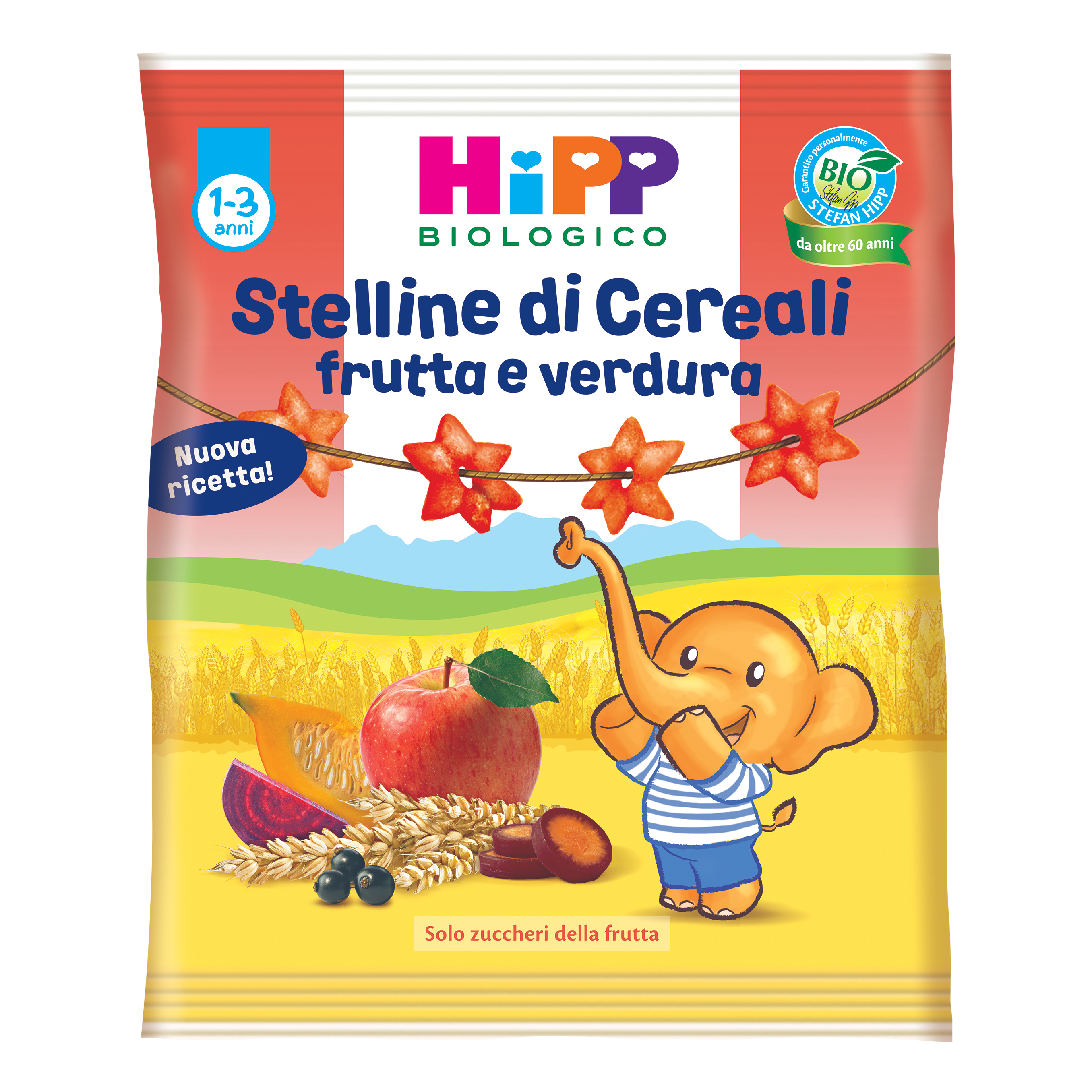 HiPP Stelline Cereali Alla Frutta Bio 1-3 Anni 30g