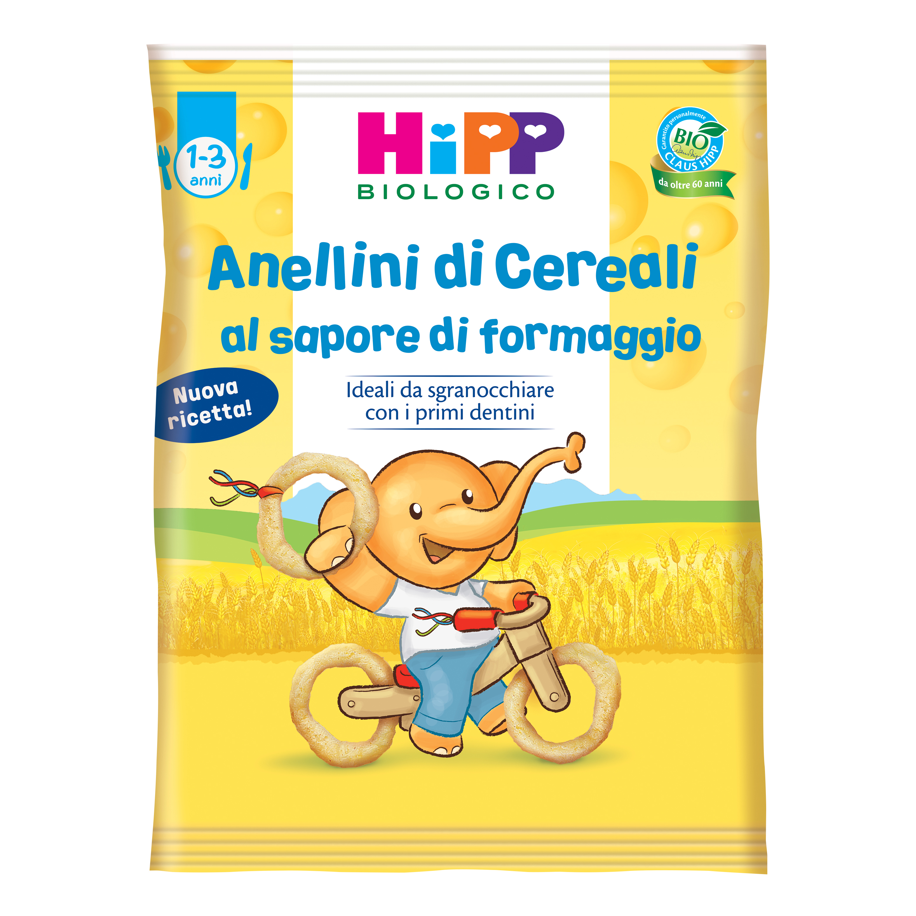 HiPP Anellini Di Cereali Bio 25g Snack Per Bambini