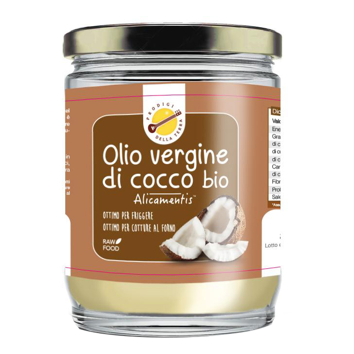 Sitar Olio Vergine Di Cocco Bio 500 Ml Alicamentis - Immagine 3