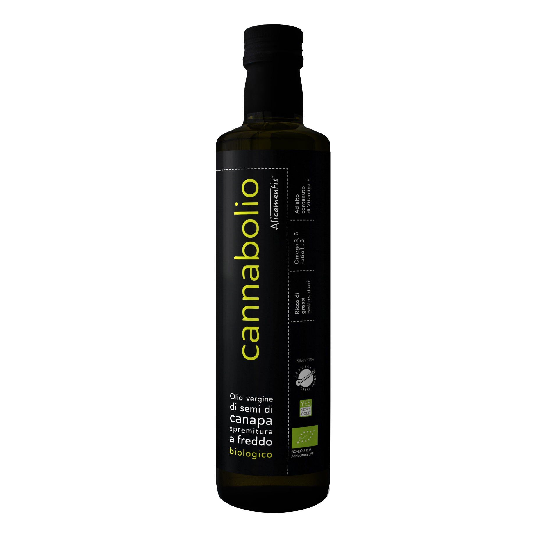 Sitar Cannabolio Olio Biologico Con Semi Di Canapa 250Ml - Immagine 3