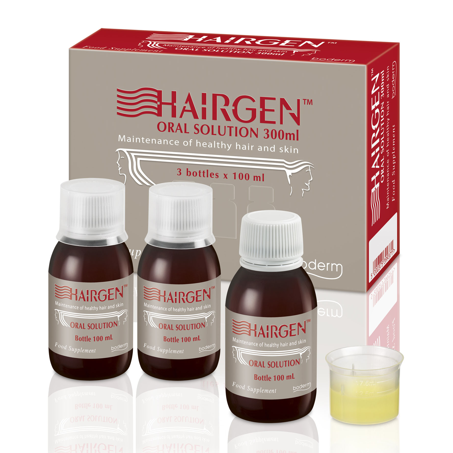 Hairgen Soluzione Orale 3 Boccette Da 100 Ml 3X100 Ml Orale - Immagine 4