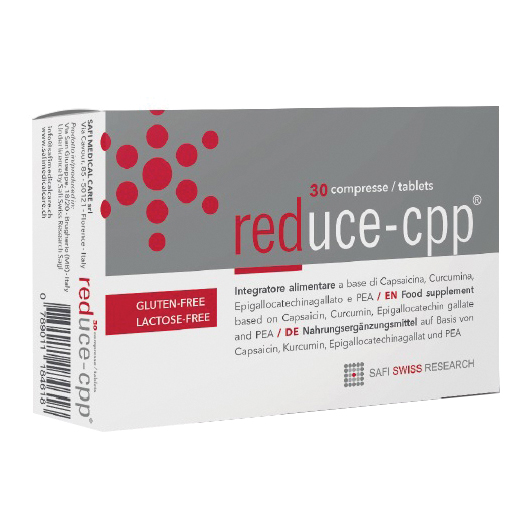 Reduce-CPP Integratore con Capsaicina Curcumina EGCG e PEA Senza Glutine 30 Compresse - Safi Medical Care - Immagine 6