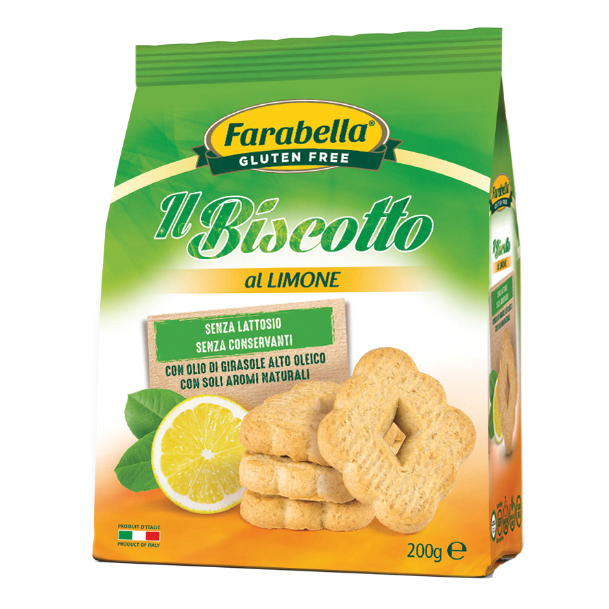 FARABELLA Il Biscotto al Limone - Biscotti senza glutine 200 G - Immagine 3