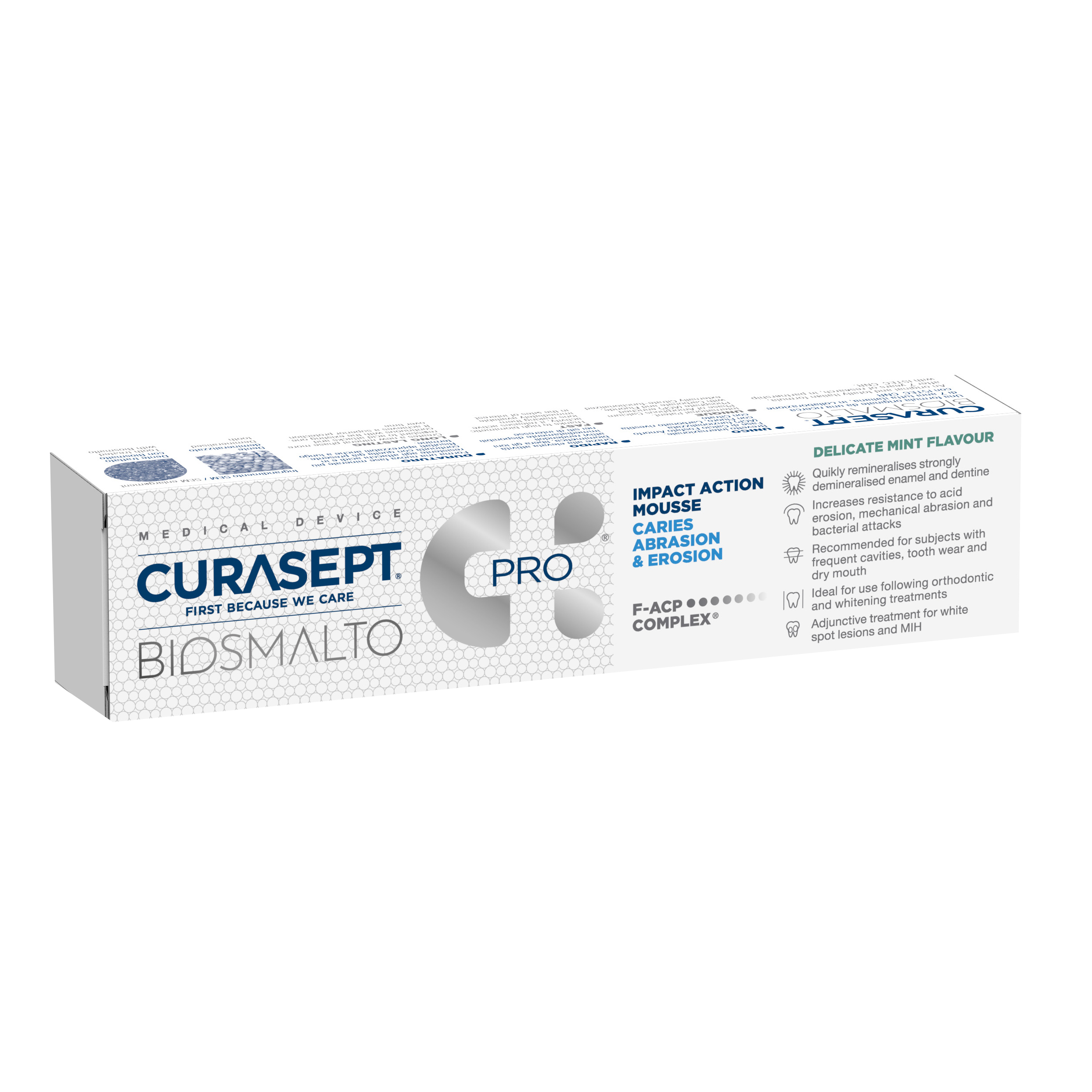 Curasept Biosmalto Mousse Menta Delicata 50 Ml - Immagine 9