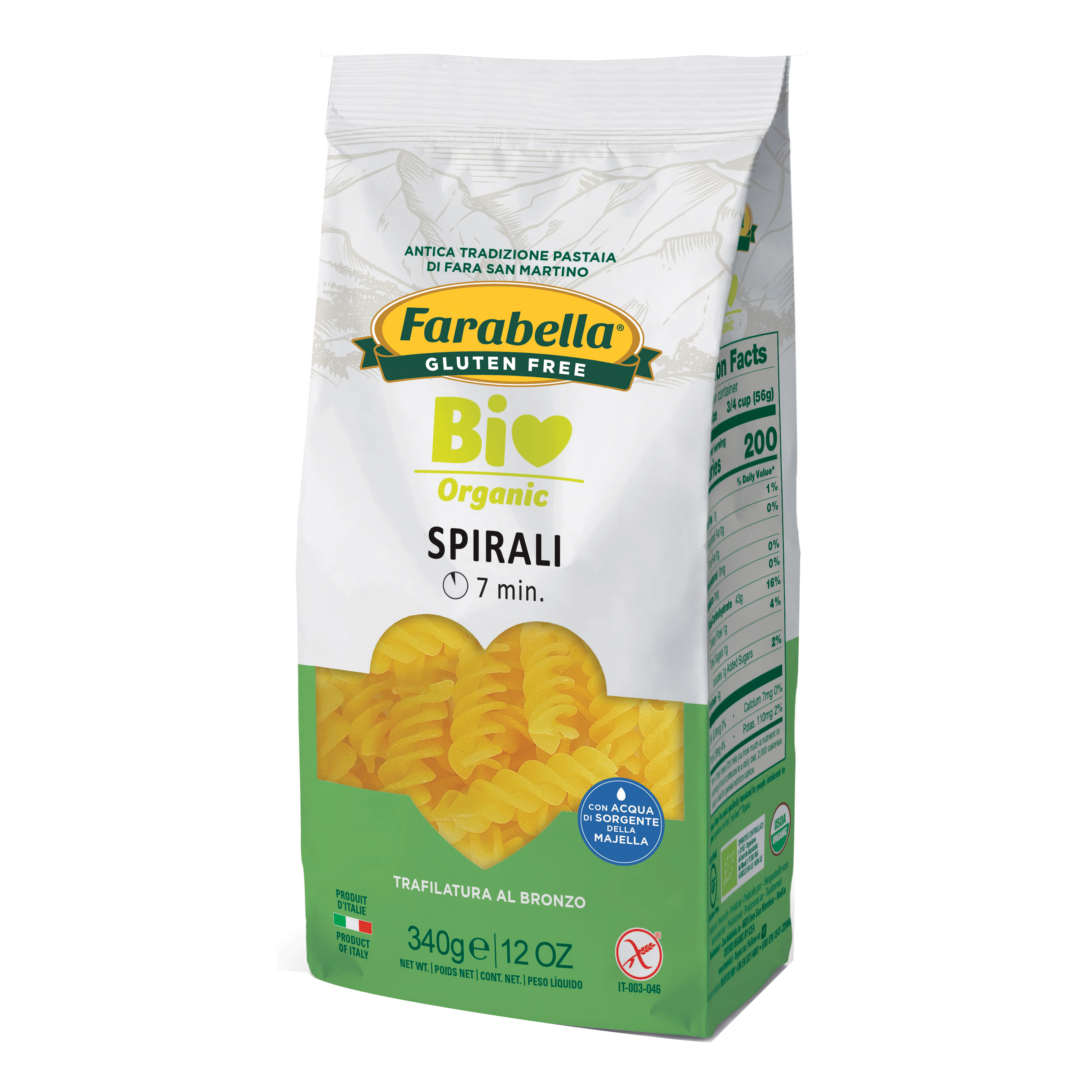 Farabella Bio Pasta Spirali340 - Immagine 2