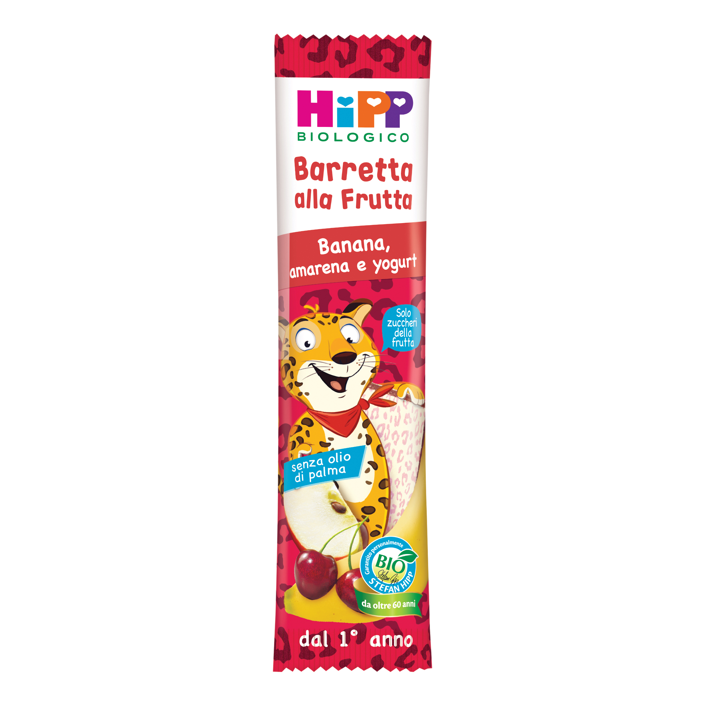 HiPP Barretta Frutta Banana Amarena Yogurt Biologica 25g