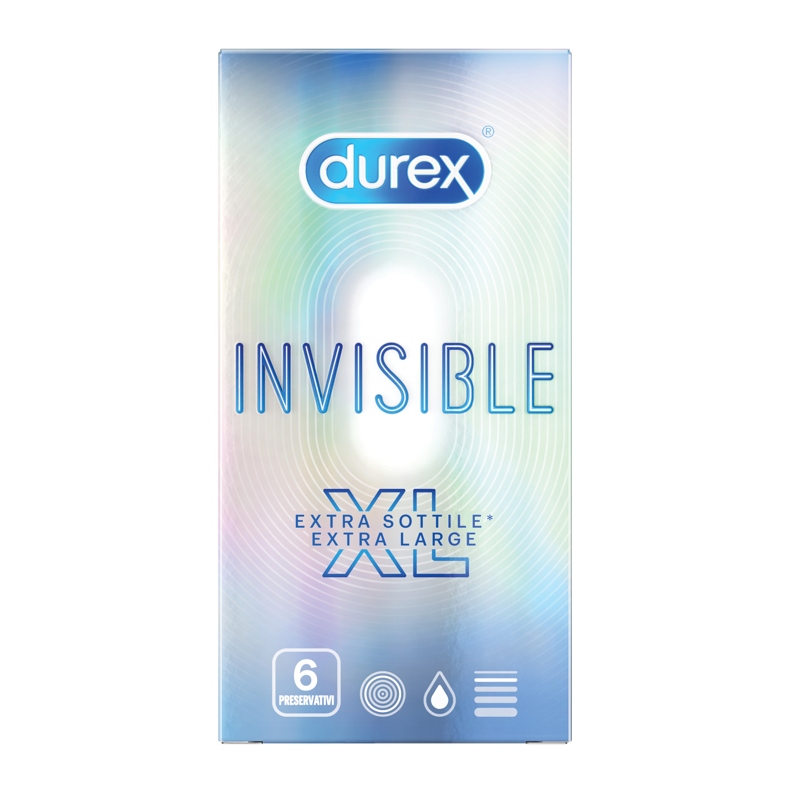 Durex Invisibile Xl Extra Sottili Extra Large 6 Profilattici - Immagine 8