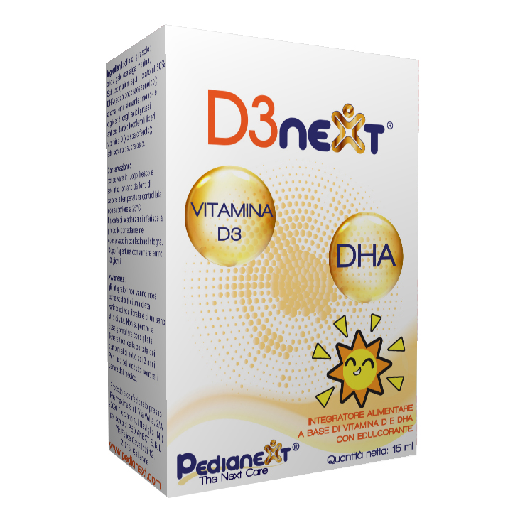 Pedianext Integratore D3 Next Dha Con Vitamina D Per Bambini, 5Ml - Immagine 4