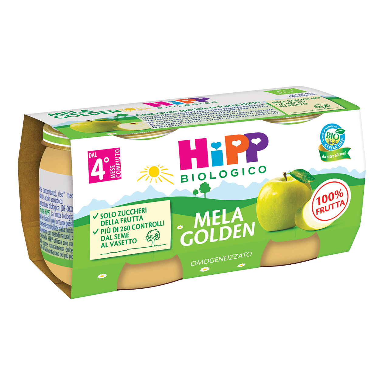 HIPP OMOG MELA GOLDEN 2X80G - scadenza prodotto 02/27 - Immagine 3