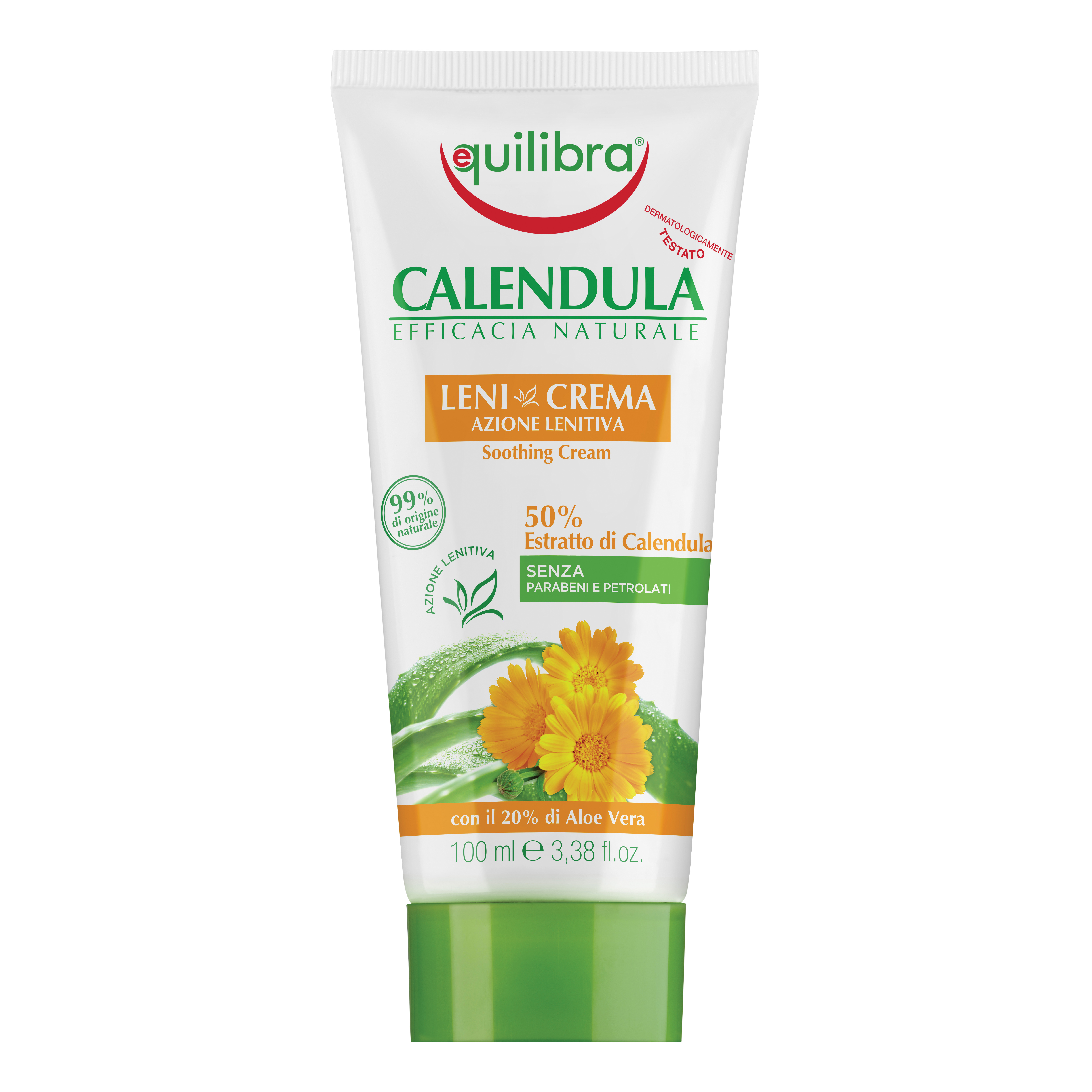 Equilibra Calendula Crema Lenitiva Per Pelli Secche E Screpolate 100 Ml - Immagine 5