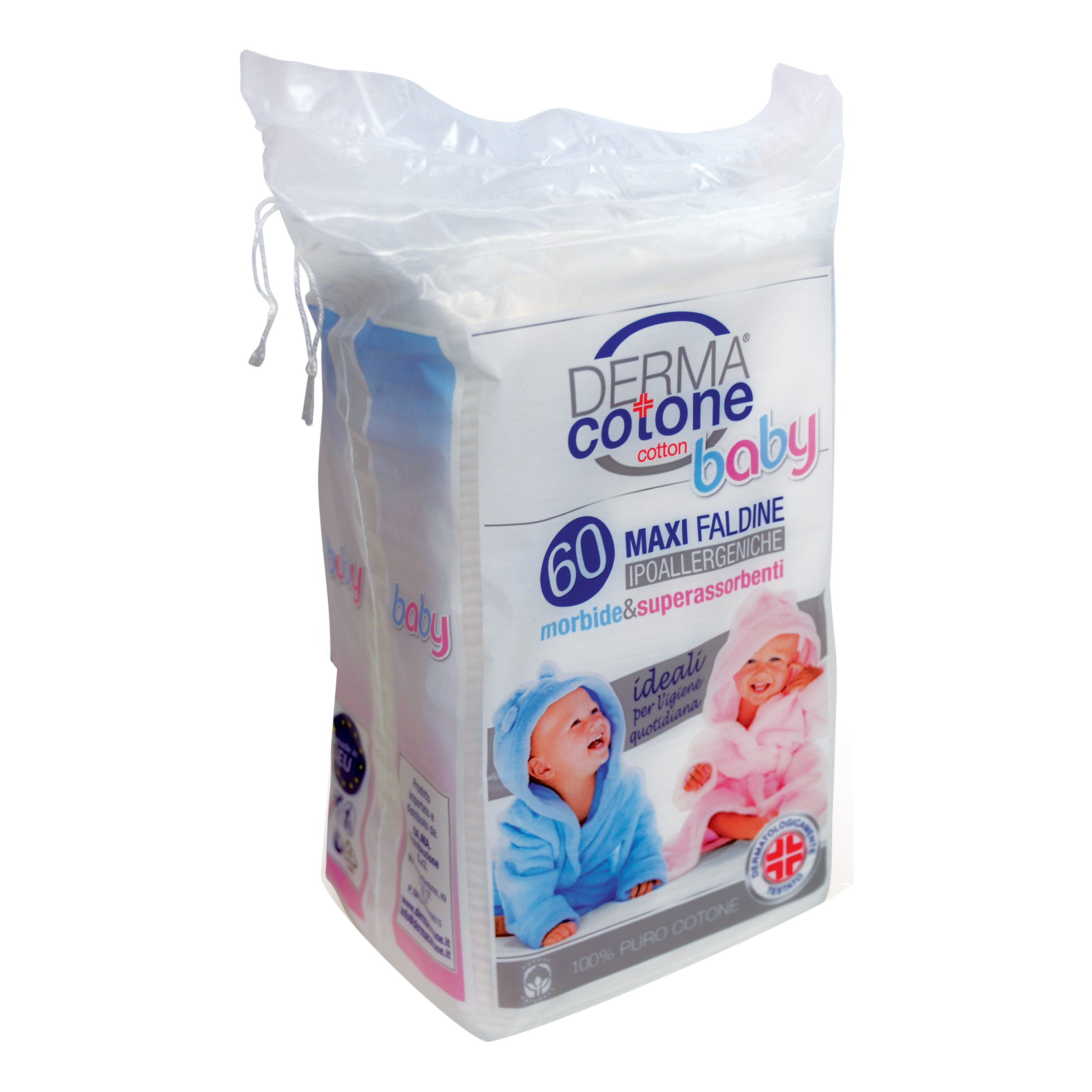 Dermacotone Baby Faldine Maxi 60 Pezzi - Immagine 2