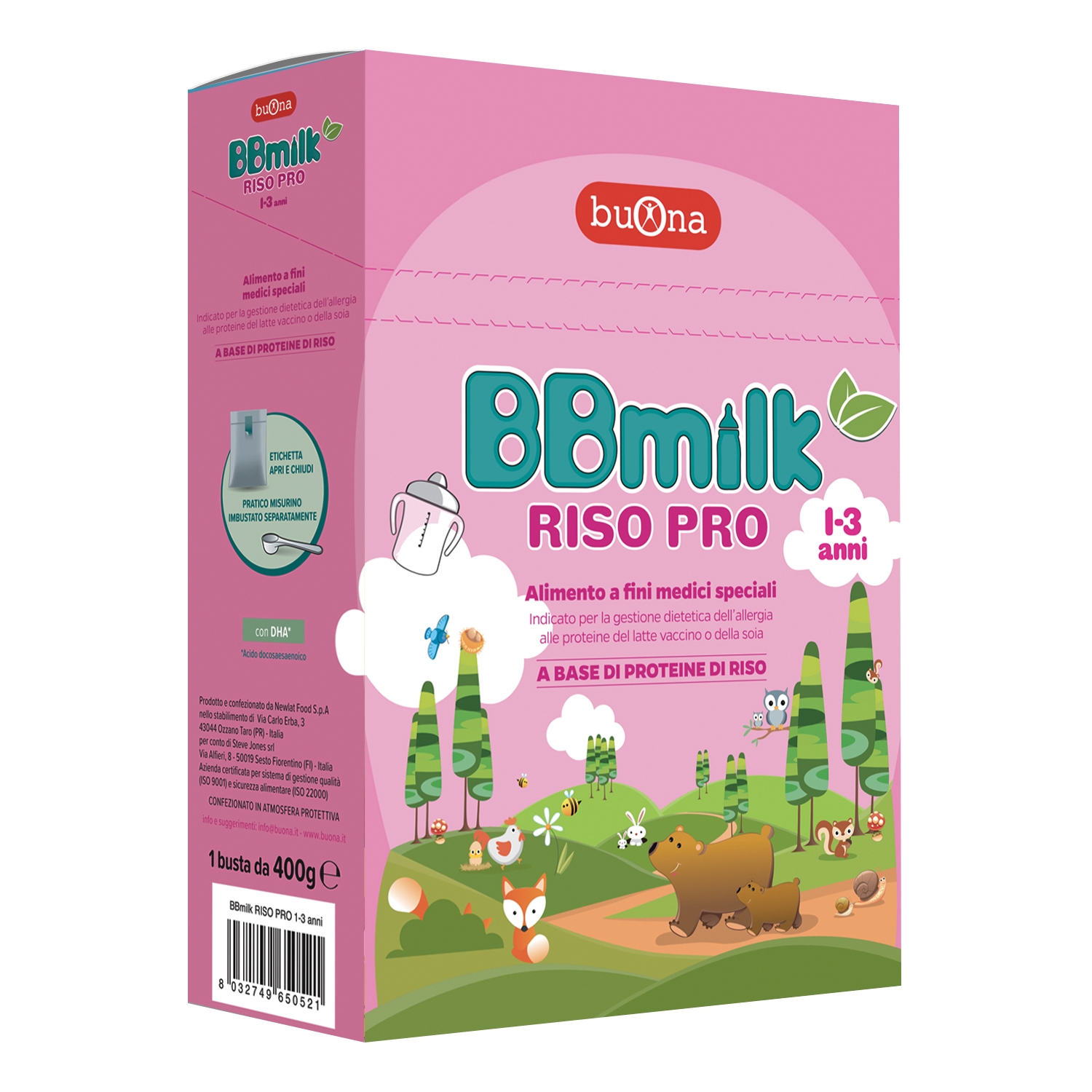 Buona Bbmilk Riso Pro 1-3 Latte Busta Da 400G - Immagine 4
