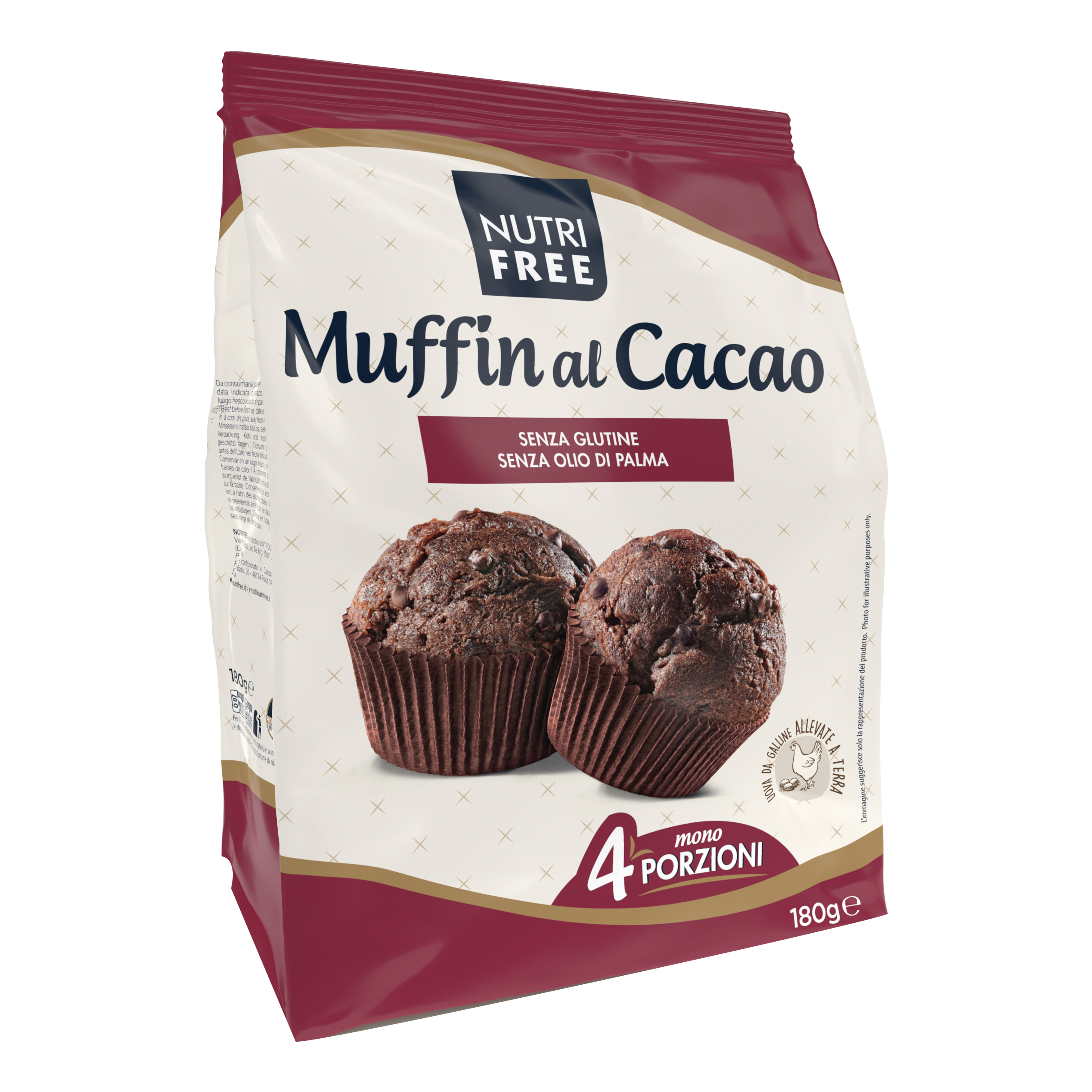 Nt Food Nutrifree Muffin Cacao 4X45g - Immagine 2