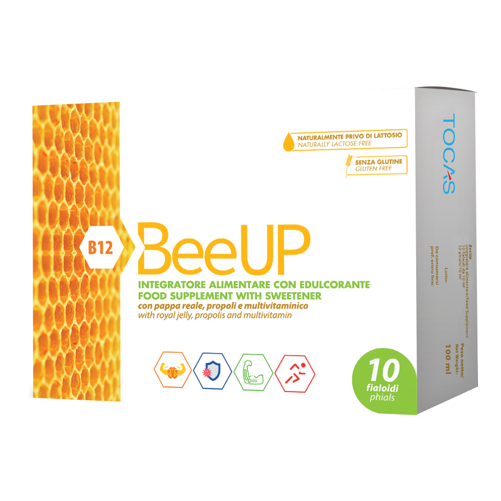 To.c.a.s. Srl Beeup Pappa Reale Propoli R Multivitaminico 10 Fialoidi Da 10 Ml - Immagine 3