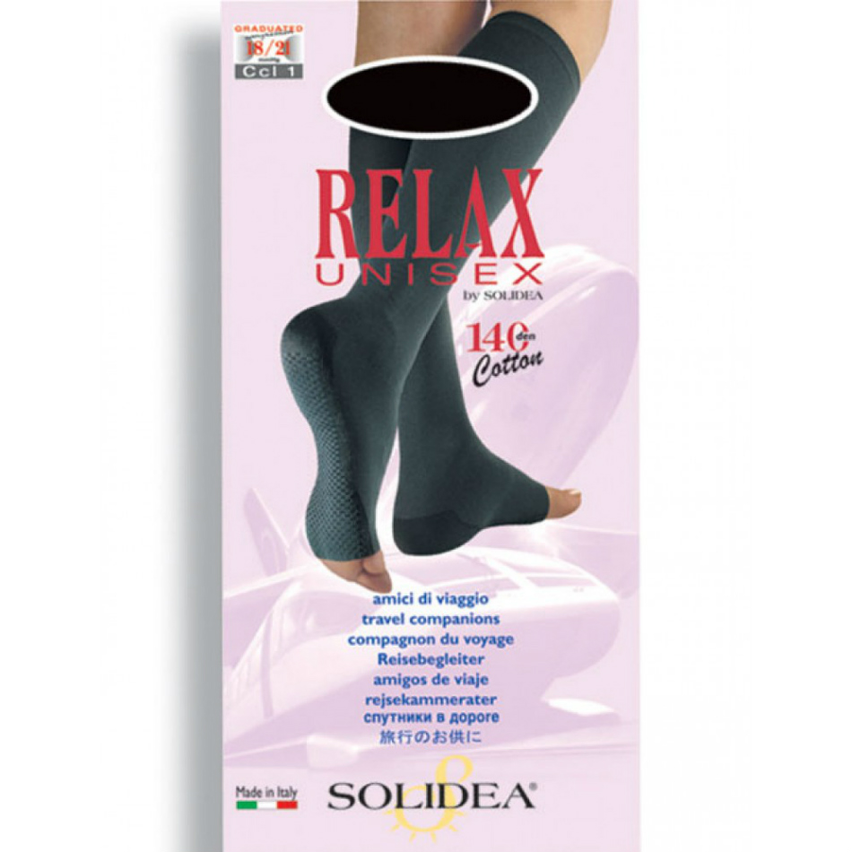 Relax 140 Gambaletto Unisex Punta Aperta Natur 5-XXL