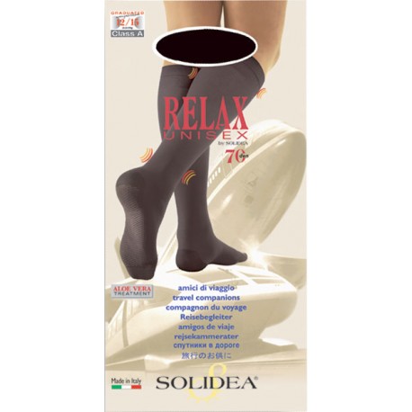 Relax 70 Gambaletto Unisex Nero Taglia 5-XXL