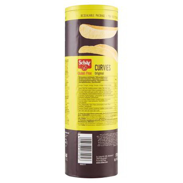 Dr. Schar Patatine Senza Glutine Curvies Original, 170 Gr, Schar - Immagine 9
