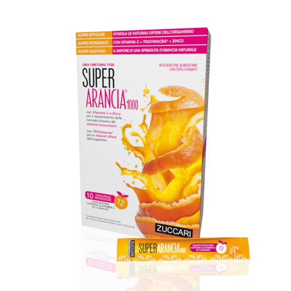 Super Arancia 1000 Integratore sistema immunitario 10 Bustine Stick - Immagine 4