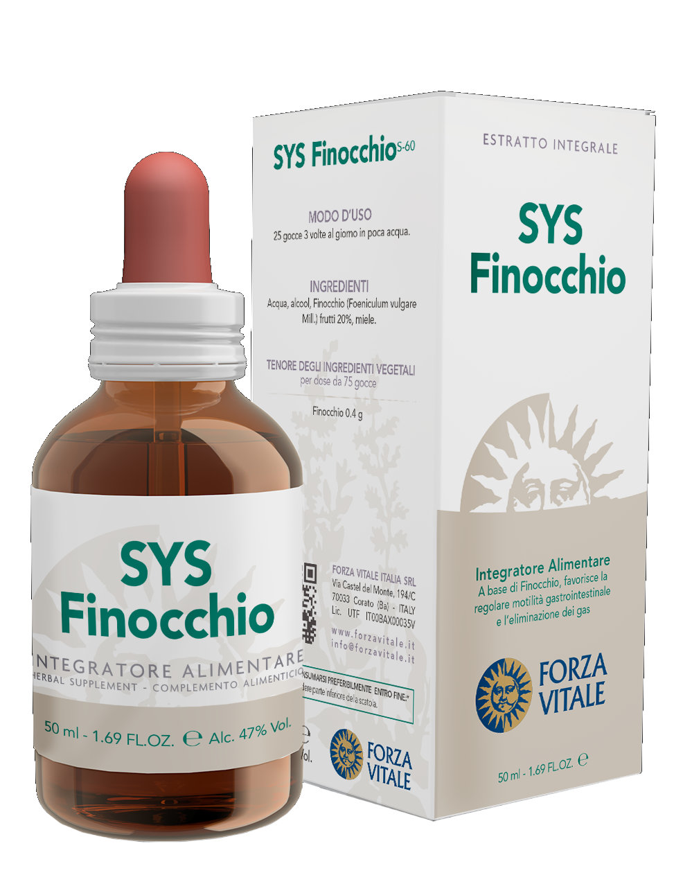 Sys Finocchio Gocce 50ml