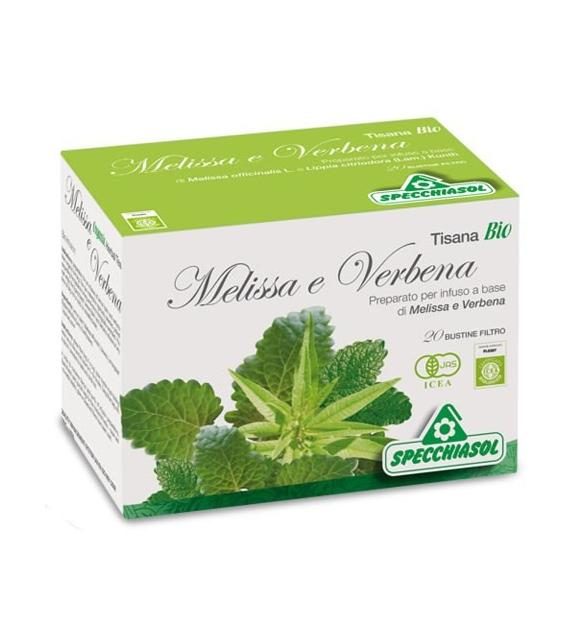 Melissa E Verbena Tisana Bio 20 Bustine Filtro