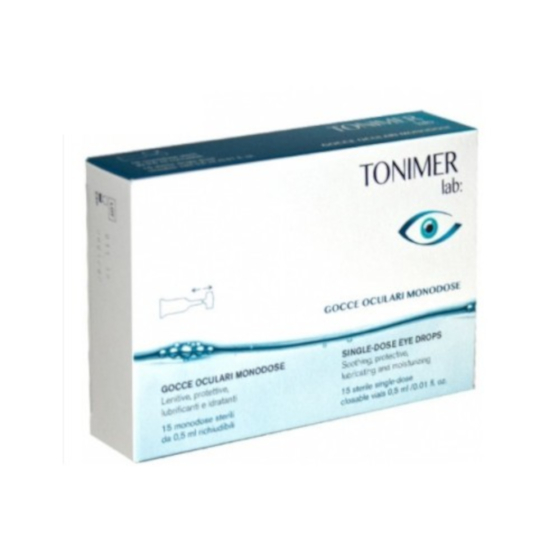 Tonimer Gocce Oculari Monodose con Acqua di Fiordaliso e Amamelide 15 Flaconcini - Tonimer - Immagine 6