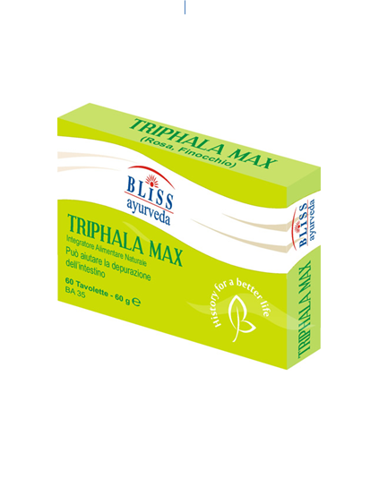 Bliss Ayurveda Rosa Triphala Max Integratore Per Stipsi 60 Compresse - Immagine 4