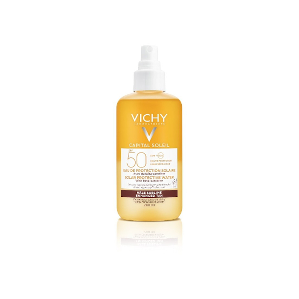 Vichy Capital Soleil Acqua Solare Protettiva Abbronzatura Intensa Spf 50 Protezione Elevata 200 Ml Spray - Immagine 4