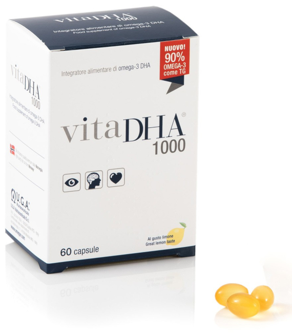 Uga Nutraceuticals Vitadha 1000 Integratore Di Dha 60 Capsule - Immagine 5