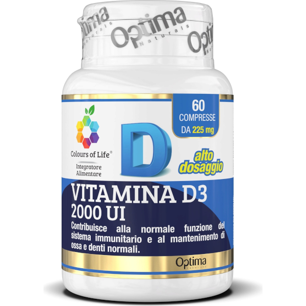 Vitamina D3 2000 60 Compresse Colours