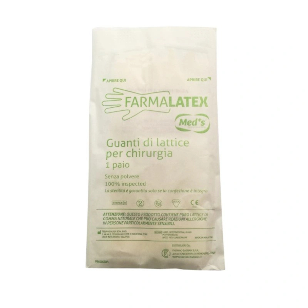 Guanti Chirurgici Taglia 8,5 Farmalatex