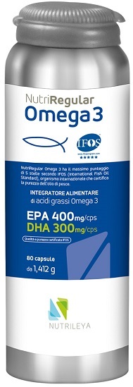 Nutrileya Integratore Nutriregular Omega 3 Epa E Dha, 80 Capsule - Immagine 6