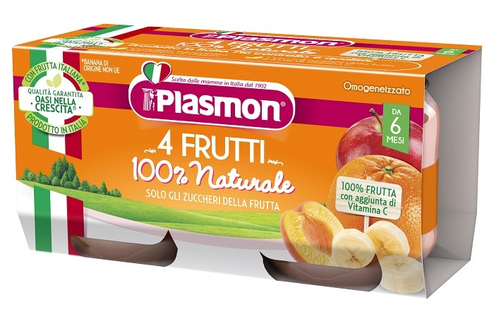 Omogeneizzato 4 FRUTTI 2X80G - Plasmon - Immagine 5