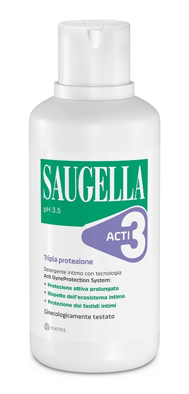Meda Pharma Spa Saugella Acti3 Detergente Intimo 500 Ml - Immagine 10