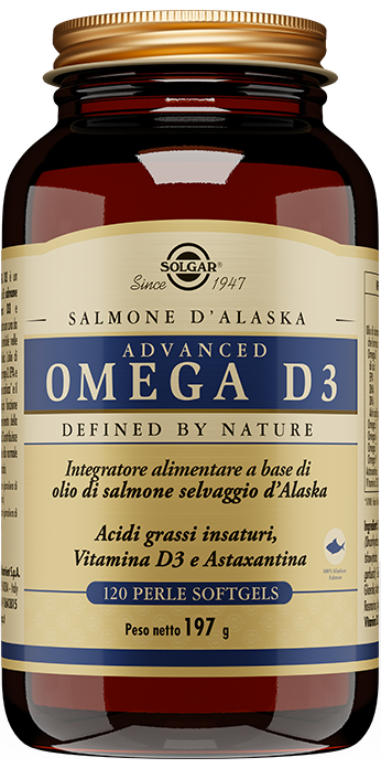 SOLGAR ADVANCED OMEGA D3 120 PERLE SOFTGELS - OMEGA 3 , 6 , 9 - Immagine 7