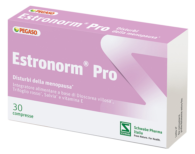 Pegaso Rosso Estronorm Pro Per Disturbi Menopausa 30 Compresse - Immagine 5