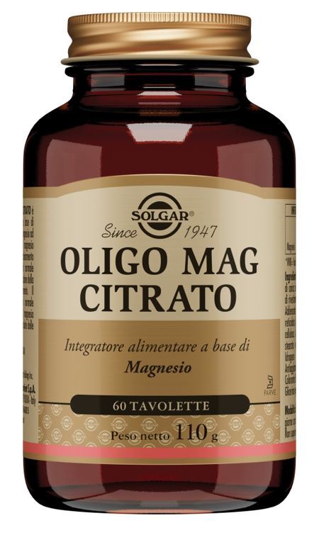 Solgar Sali Minerali Solgar® Oligo Mag Citrato 60 Pz Tavolette Bambino - Immagine 7