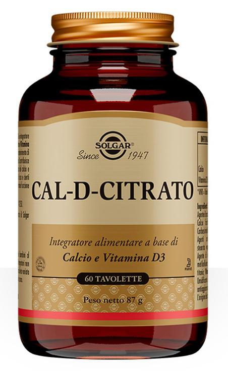 Solgar Cal D Citrato 60 Tavolette - Immagine 7