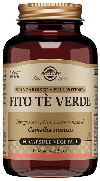 Solgar Antiossidanti Multifunzionali Solgar® Fito Tè Verde 33,6 G Capsule - Immagine 3