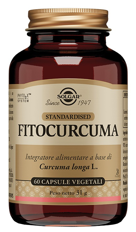 Solgar Nero Fitocurcuma 60 Capsule Vegetali - Immagine 8